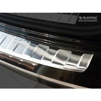   Avisa protecție bară spate din oțel argintiu satin Audi Q3 II crossover 2018->/S-line 2018-