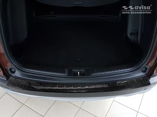 Avisa protecție bară spate din oțel argintiu satin HONDA CR-V V 2018->2023, HONDA CR-V V Hybrid 2019->2023