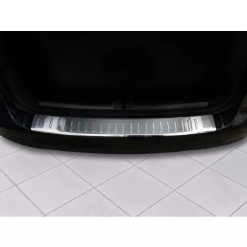  Avisa protecție bară spate din oțel argintiu satin VOLKSWAGEN Passat B6 variant 2005-2010