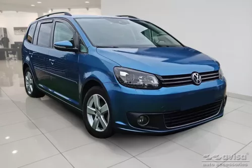 Avisa protecție bară spate din oțel argintiu satin VOLKSWAGEN TOURAN II 2010-2015