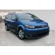 Avisa protecție bară spate din oțel argintiu satin VOLKSWAGEN TOURAN II 2010-2015