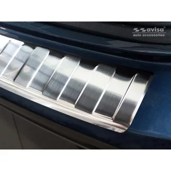   Avisa protecție bară spate din oțel argintiu satin MERCEDES B Class III W247 2018->/AMG 2018->, MERCEDES B Class 250 e Plug-in Hybrid 2021->