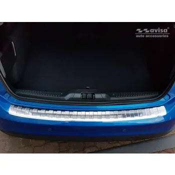   Avisa protecție bară spate din oțel argintiu satin FORD Focus IV Hatchback 5D/ST-Line 2018-2021, FL 2021->