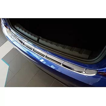   Avisa protecție bară spate din oțel argintiu satin Bmw 3 G20 limousine M-Pakiet 2018->2022