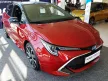 Avisa protecție bară spate din oțel argintiu satin TOYOTA Corolla XII Hatchback 2018->, TOYOTA Corolla XII GR SPORT Hatchback 2019->