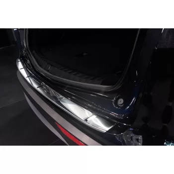   Avisa protecție bară spate din oțel argintiu satinat Alfa Romeo STELVIO 2016-2020, FL2020