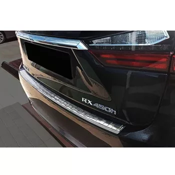  Avisa protecție bară spate din oțel argintiu satin Lexus RX 2015-2019, FL2019-2022