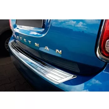   Avisa protecție bară spate din oțel argintiu satin MINI COUNTRYMAN F60 crossover FL2016-2020