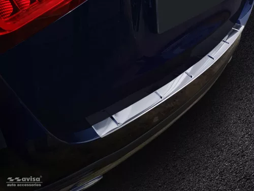 Avisa protecție bară spate din oțel argintiu satin MERCEDES GLE II W167 2019->2023, MERCEDES GLE II W167 AMG LINE FL 2023, MERCEDES AMG GLE II 53 AMG 2019->