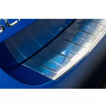   Avisa protecție bară spate din oțel argintiu satin SKODA SCALA 2019-2024 FL.2024->