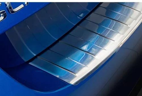 Avisa protecție bară spate din oțel argintiu satin SKODA SCALA 2019-2024 FL.2024->
