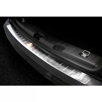   Avisa protecție bară spate din oțel argintiu satin VOLKSWAGEN CADDY 2003-2015, FL2015-2020, VOLKSWAGEN CADDY MAXI 2003-2015, FL02.2015->2020