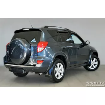   Avisa protecție bară spate din oțel argintiu satin TOYOTA RAV4 III FL2008-2010