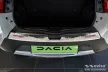 Avisa protecție bară spate din oțel argintiu satin Dacia SPRING Hatchback 5D 2021- 2024