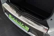 Avisa protecție bară spate din oțel argintiu satin Dacia SPRING Hatchback 5D 2021- 2024