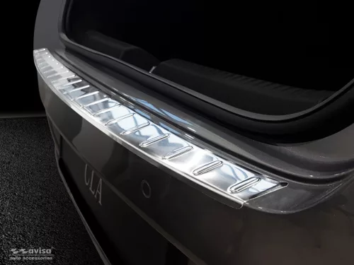 Avisa protecție bară spate din oțel argintiu satin MERCEDES CLA II SHOOTING BRAKE (X118) 2019->/AMG-Line