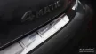 Avisa protecție bară spate din oțel argintiu satin MERCEDES C Class C205 Coupe AMG 2015-2019, FL2019-2021