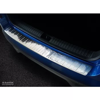   Avisa protecție bară spate din oțel argintiu satin SKODA KAMIQ crossover 2019->2024
