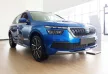 Avisa protecție bară spate din oțel argintiu satin SKODA KAMIQ crossover 2019->2024