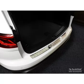   Avisa protecție bară spate din oțel argintiu satin VOLKSWAGEN TOUAREG III 2018-2023 FL 2023
