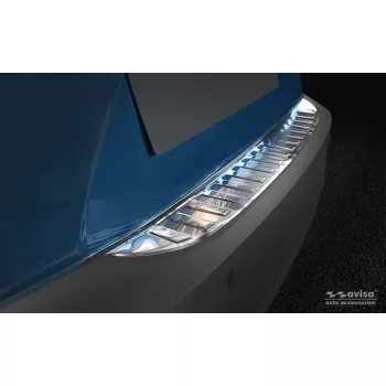   Avisa protecție bară spate din oțel argintiu satin Mazda CX-3 2015-2018, FL2018->2022