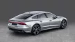 Avisa protecție bară spate din oțel argintiu satin Audi A7 C8 Sportback II liftback 2017-