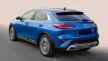 Avisa protecție bară spate din oțel argintiu satin Kia XCEED crossover 2019->