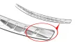 Avisa protecție bară spate din oțel argintiu satin MERCEDES C Class IV W205/AMG limousine 2014-2019, FL2019-06.2021