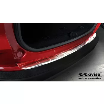   Avisa argintiu satin oțel Protecție bară spate FORD KUGA III Titanium/Titanium X/Trend/Cool+Connect 2019-2024, FL2024-
