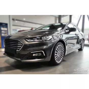   Avisa argintiu satin oțel Protecție bară spate FORD Mondeo MK5 Hatchback 5D/limousine 2014-2019, FL2019-