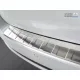 Avisa protecție bară spate oțel argintiu satin Audi A4 B9 Avant/S-line 2015-2019, FL2019->, Audi S4 Avant 2015-2019, FL2019->