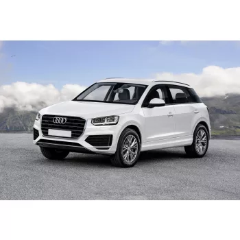   Avisa protecție bară spate din oțel argintiu satin Audi Q2 crossover 2016-2020