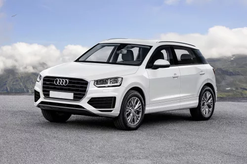 Avisa protecție bară spate din oțel argintiu satin Audi Q2 crossover 2016-2020
