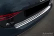 Avisa protecție bară spate din oțel argintiu satinat Audi A3 IV (8Y) Sportback 5D 2020
