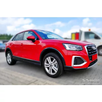   Avisa protecție bară spate din oțel argintiu satin Audi Q2 crossover FL2020->
