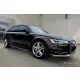Avisa protecție bară spate din oțel argintiu satinat Audi A6 C7 Allroad 2012-2014, FL2014-2018