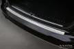 Avisa protecție bară spate din oțel argintiu satinat Audi A6 C7 Allroad 2012-2014, FL2014-2018