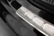 Avisa protecție bară spate din oțel argintiu satinat Audi A6 C7 Allroad 2012-2014, FL2014-2018