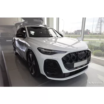   Avisa protecție bară spate din oțel argintiu satin Audi Q5 III 2024
