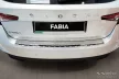 Avisa protecție bară spate din oțel argintiu satin SKODA Fabia IV Hatchback 2021->2021