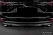 Avisa protecție bară spate din oțel argintiu satin PORSCHE CAYENNE III (P0536) 2017-2023