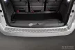 Avisa protecție bară spate din aluminiu bordat argintiu satin VOLKSWAGEN MULTIVAN T7 2021->/Family 2025/California 2025