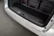 Avisa protecție bară spate din aluminiu bordat argintiu satin VOLKSWAGEN MULTIVAN T7 2021->/Family 2025/California 2025