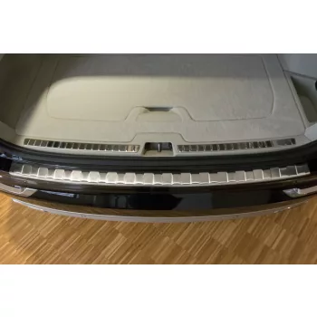   Avisa protecție bară spate din oțel argintiu satin Volvo XC90 2006-2015