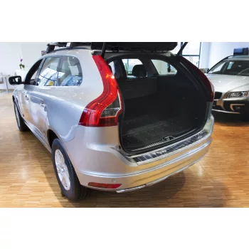   Avisa argintiu satin oțel Protecție bară spate Volvo XC60 2013-2017