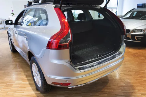 Avisa protecție de bară din oțel argintie satinată VOLVO XC60 2013-2017