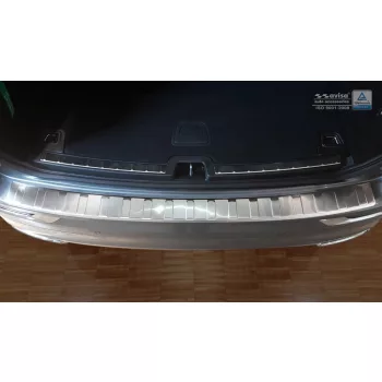   Avisa argintiu satin oțel Protecție bară spate XC60 II/R-Design 2017-2021, FL2021-2025, FL 2025->, XC60 II Plug-In Hybrid 2019-2021, FL2021-2025, FL 2025