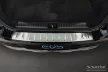 Avisa protecție bară spate din oțel argintiu MERCEDES EQS SUV (X296) 2022-