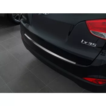   Avisa protecție bară spate din oțel argintiu satin HYUNDAI ix35 2010->
