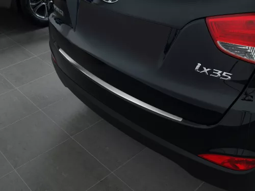 Avisa protecție de bară din oțel argintie satinată HYUNDAI ix35 2010->